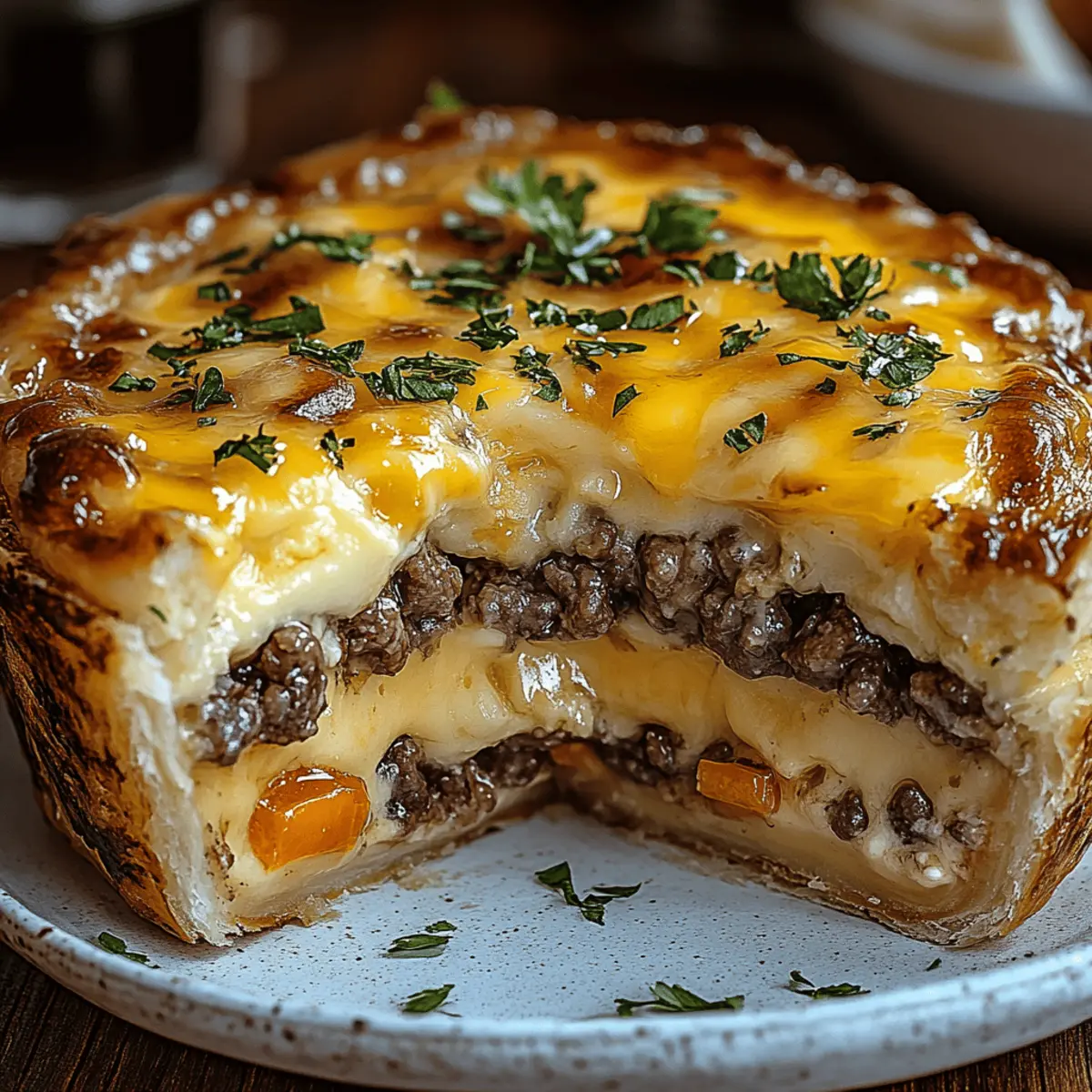 Cheeseburger Pie