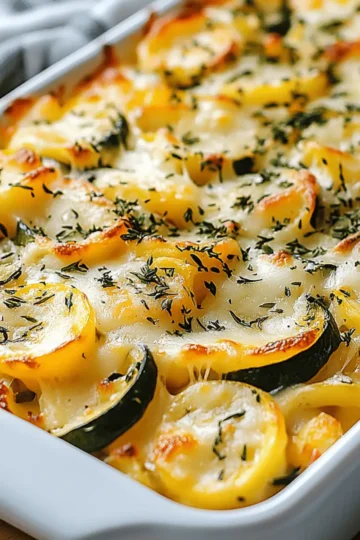 Yellow Squash and Zucchini Casserole