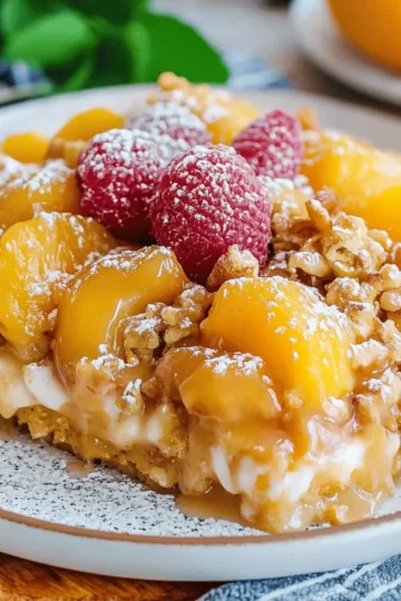 Fresh Peach Crisp