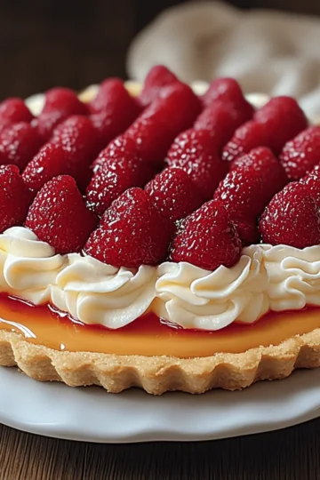Raspberry Cream Pie