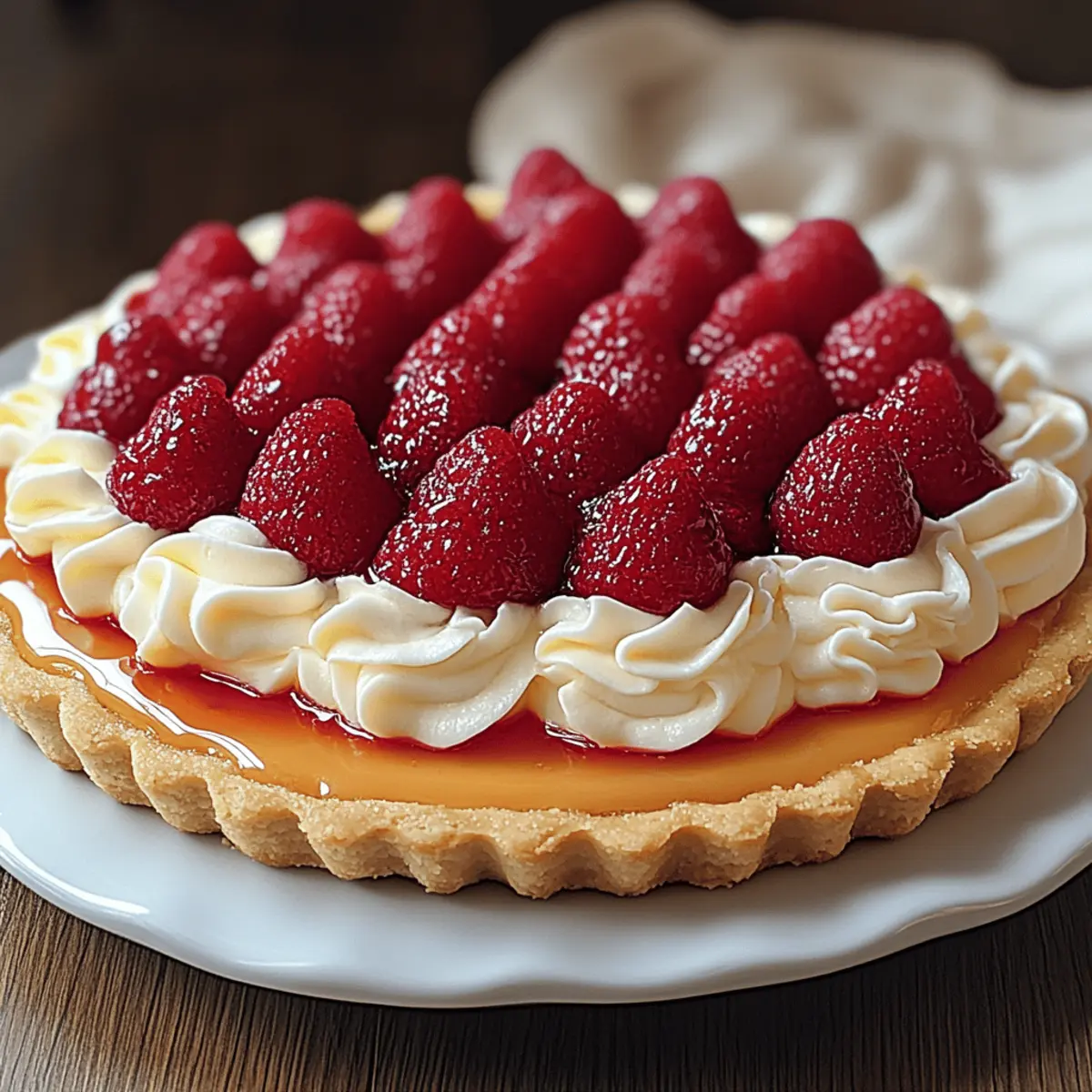 Raspberry Cream Pie