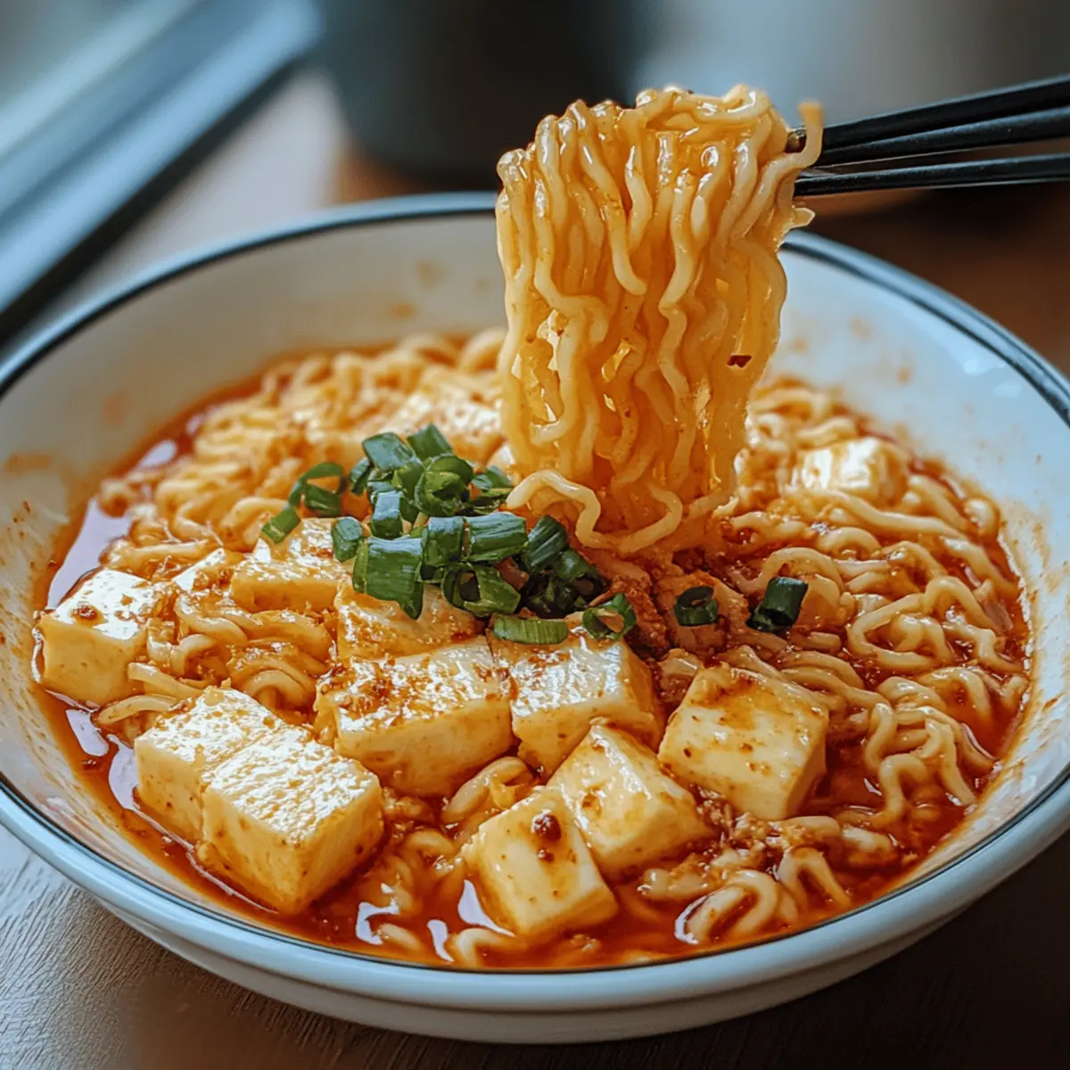 Sweet Spicy Ramen Noodles