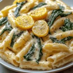 Lemon Ricotta Pasta with Spinach