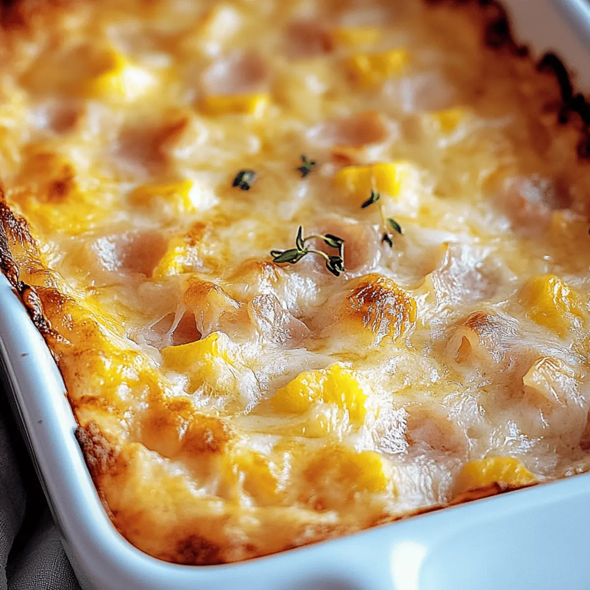 Ham and Cheese Breakfast Casserole