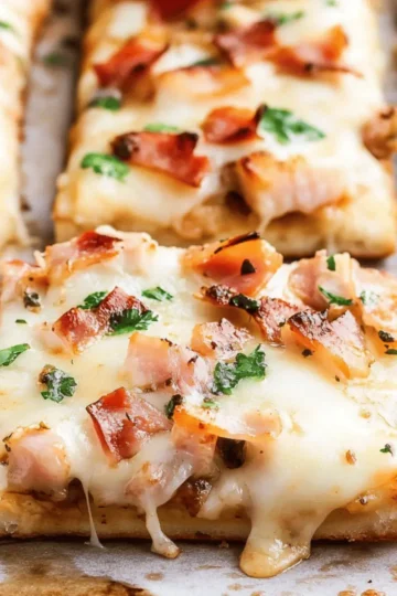 Garlic Parmesan Chicken Pizza