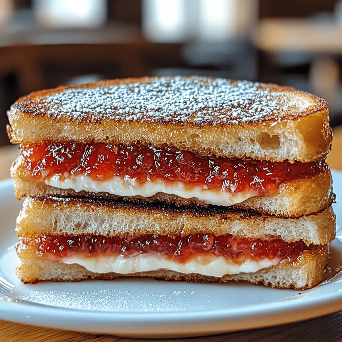 Fried Strawberry Cheesecake Sandwiches