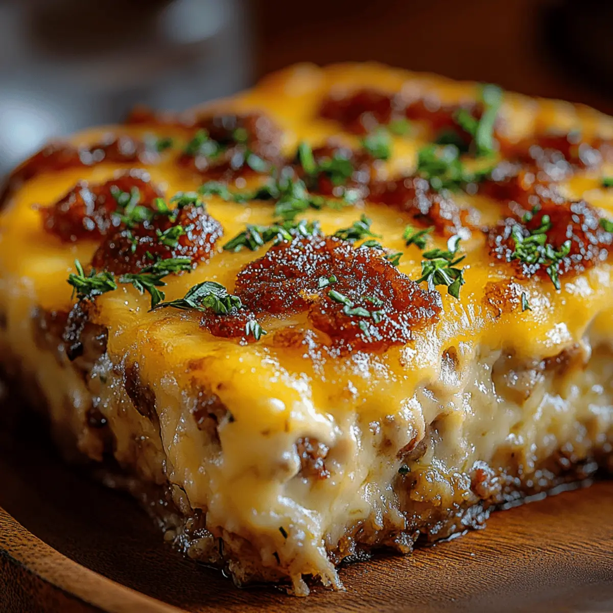 Cheesy Meatloaf with Mashed Potatoes