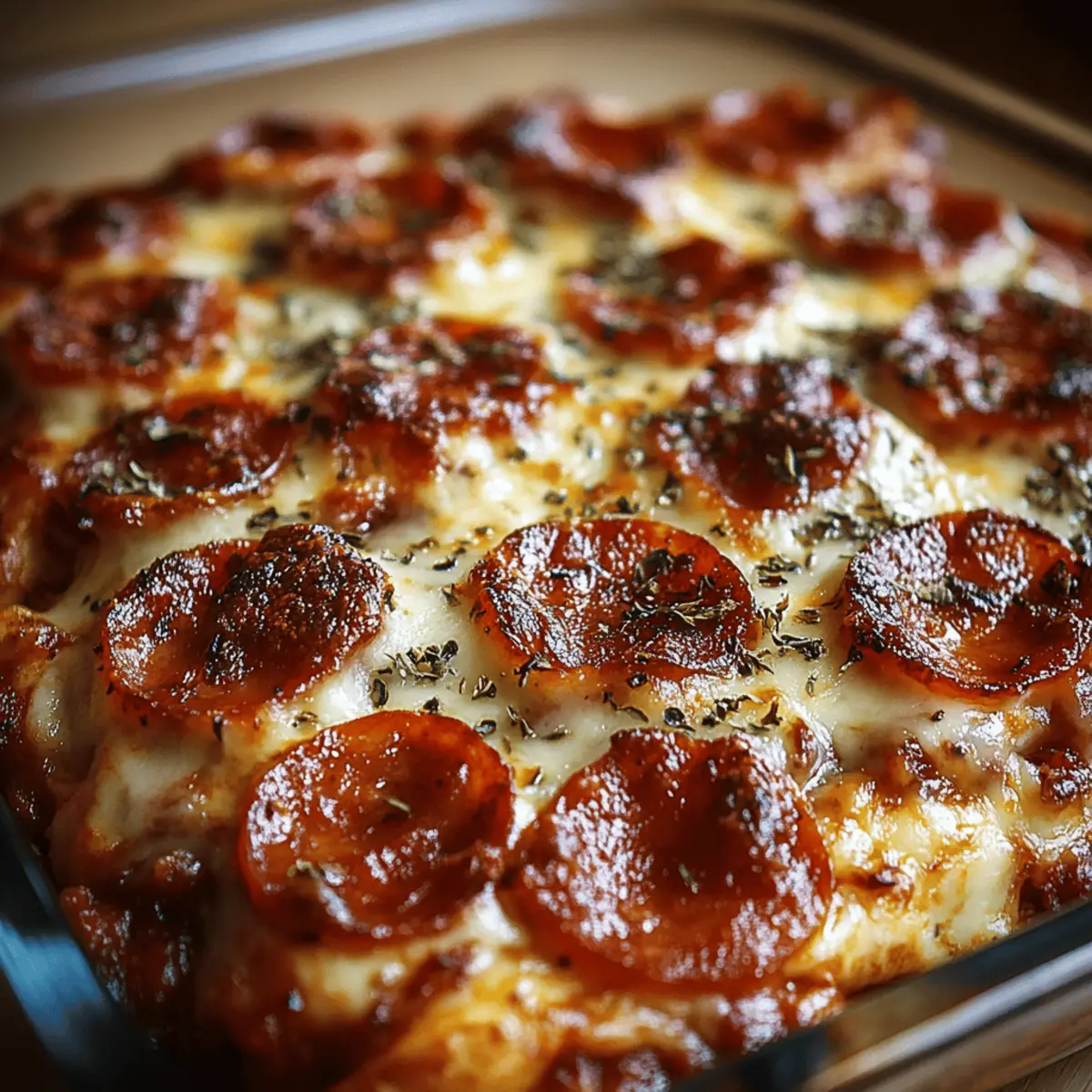 Low Carb Pizza Casserole