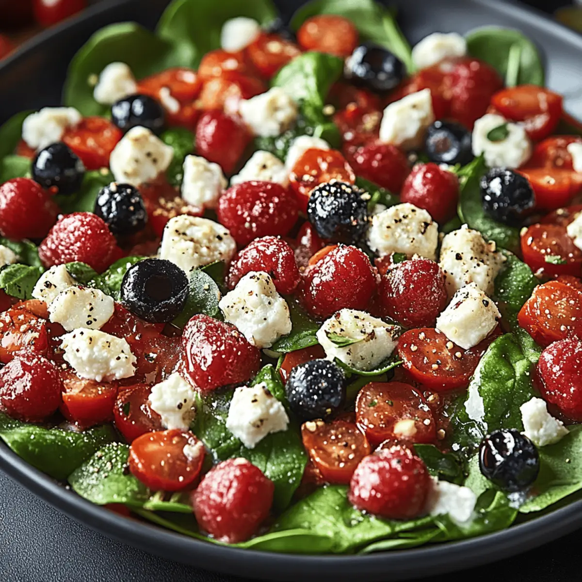 Spinach Salad with Berries