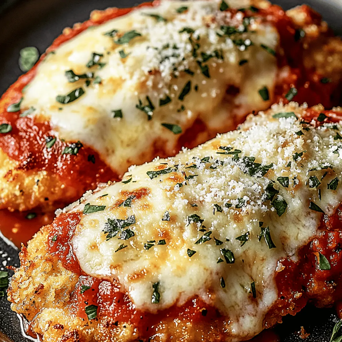 Crispy Chicken Parmesan