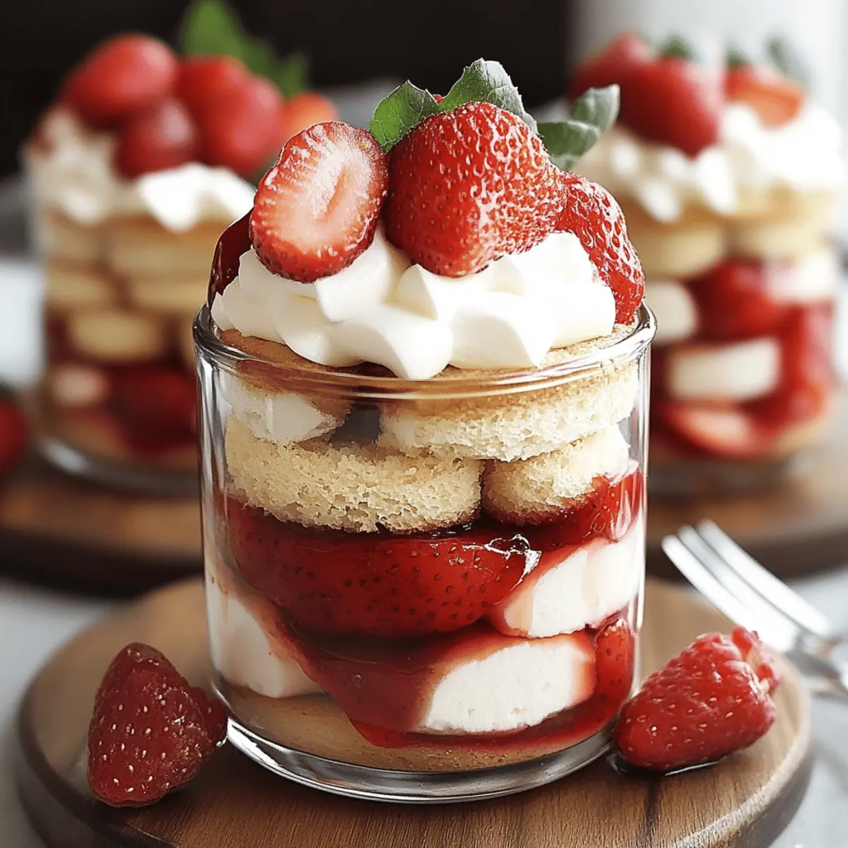 Strawberry Shortcake Trifles