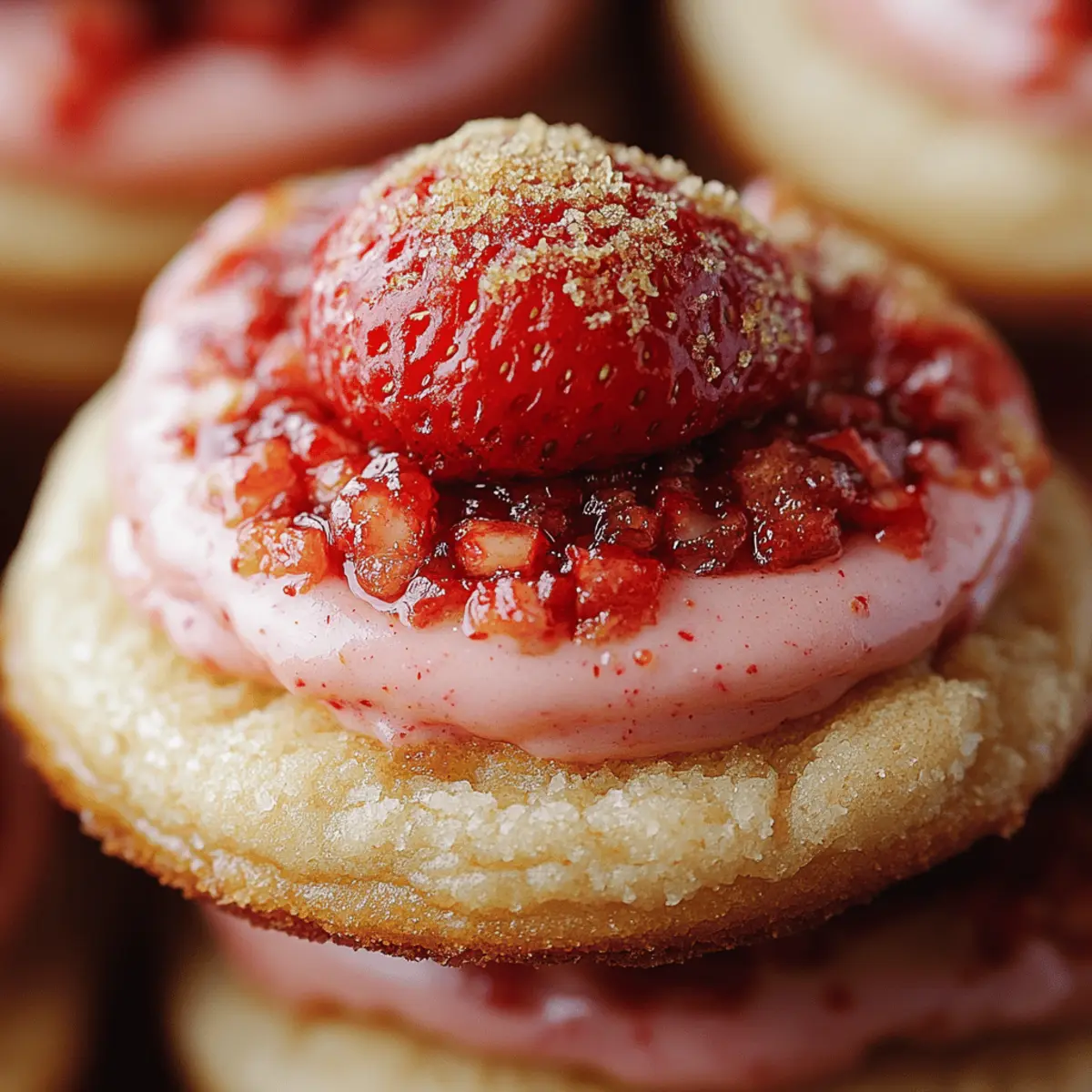 Strawberry Crunch Cookies