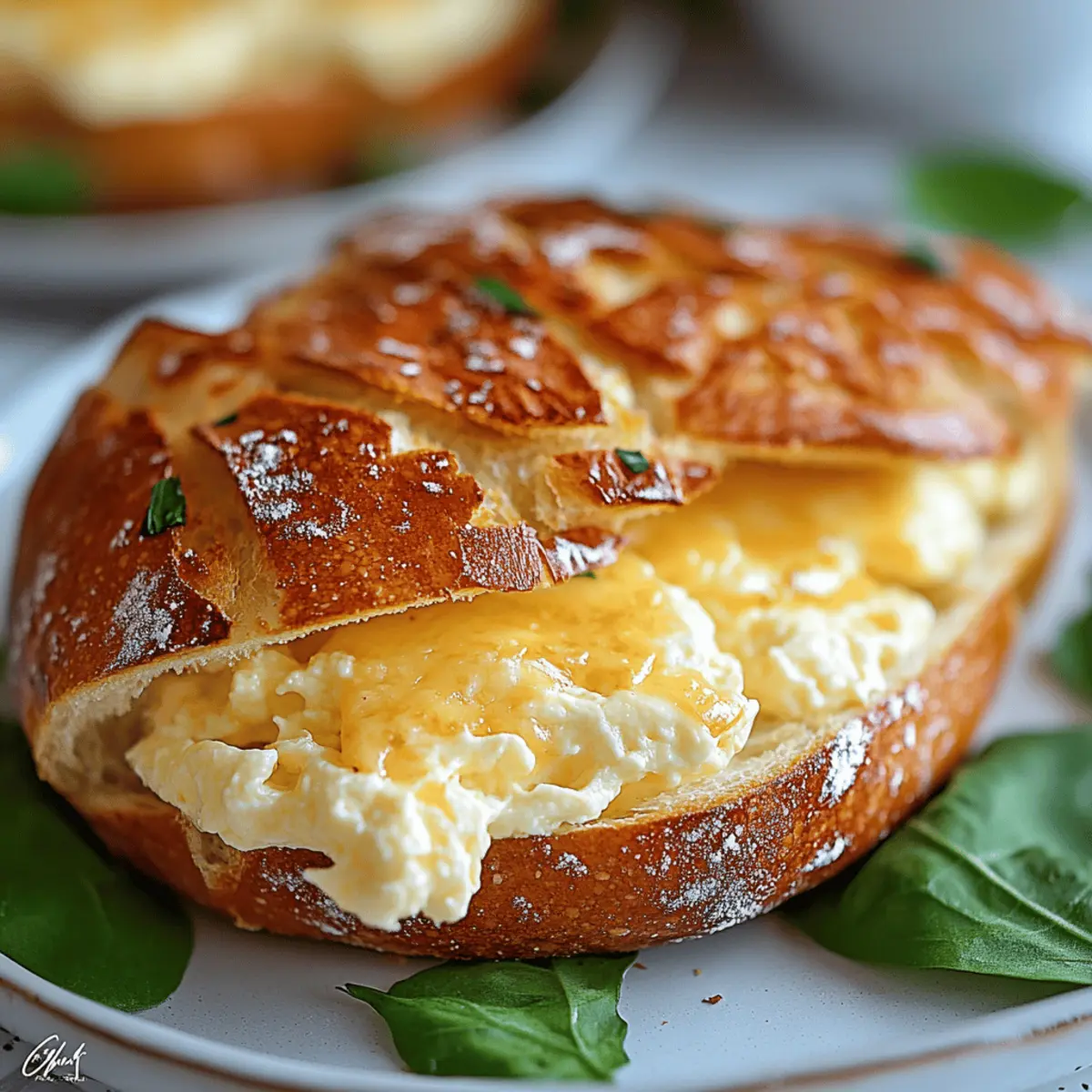 Egg Salad Sandwich with Cream Cheese