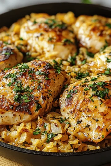 One Pot Chicken and Rice Pilaf