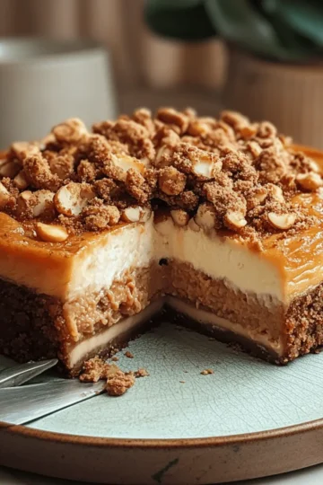 Apple Crumble Cheesecake