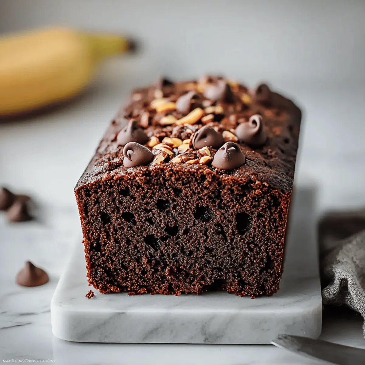 Double Chocolate Banana Bread