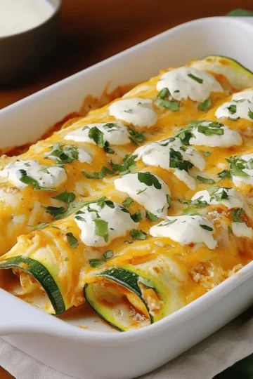 Zucchini Enchiladas