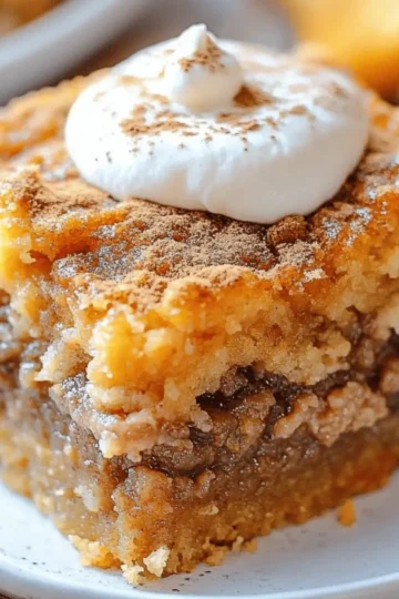 Pumpkin Dump Cake