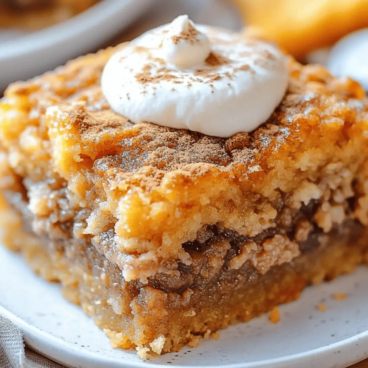 Pumpkin Dump Cake