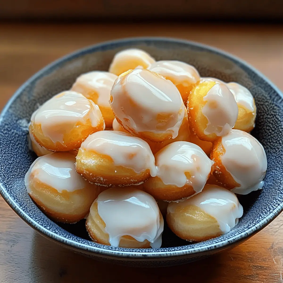 Glazed Lemon Donut Holes