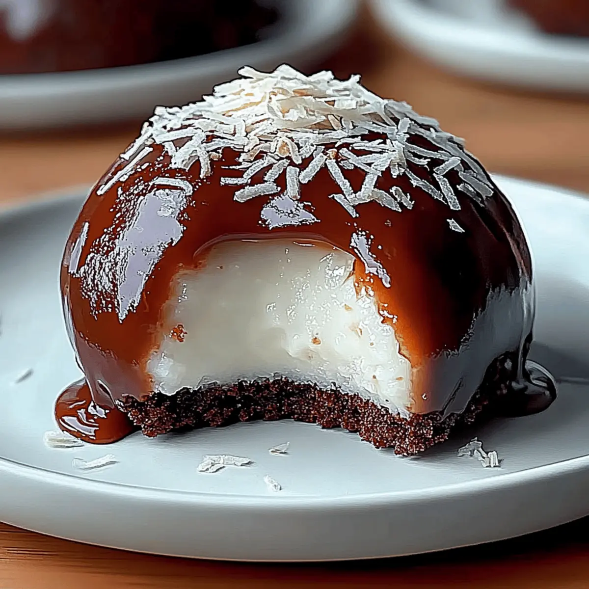 Coconut Chocolate Dome
