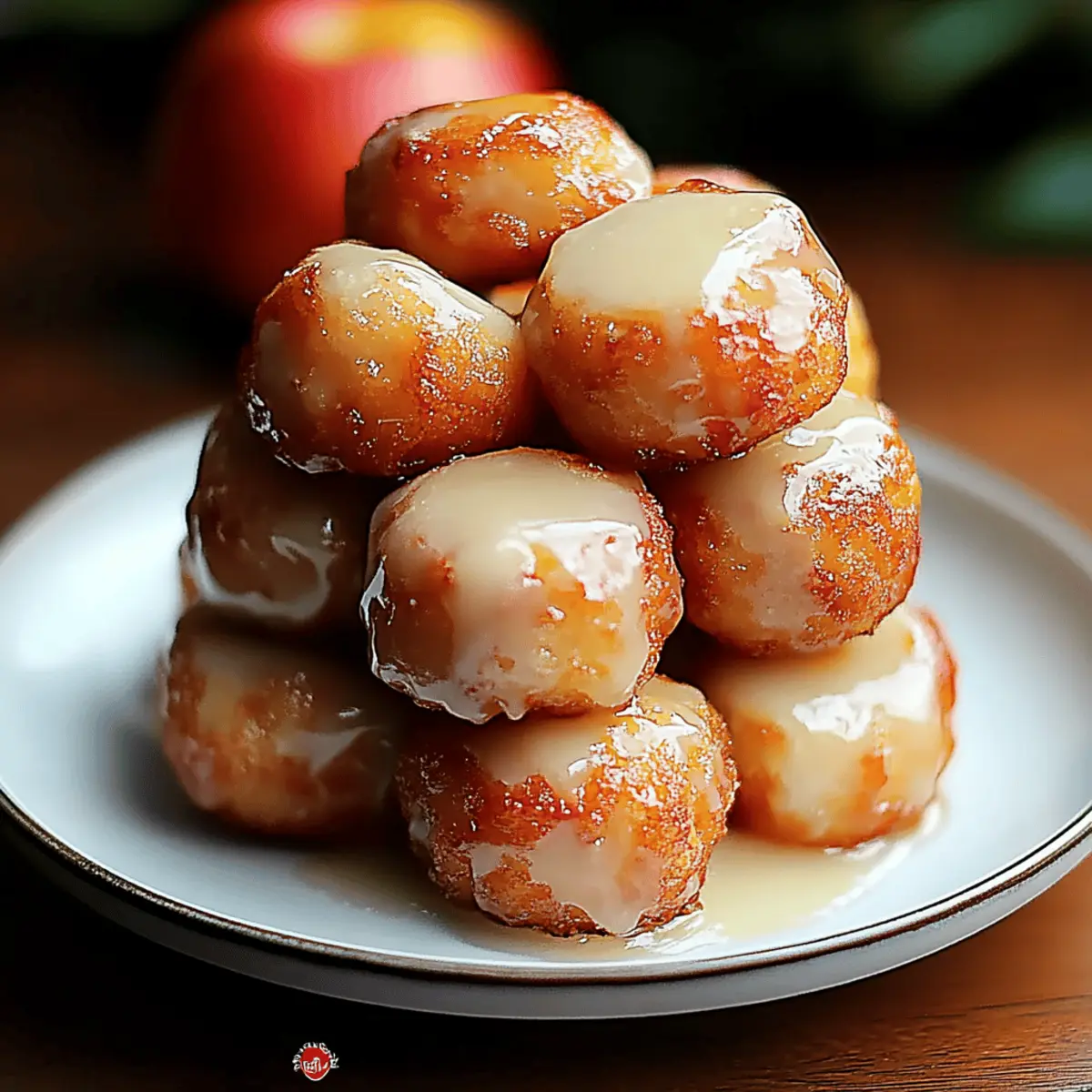 Apple Fritter Bites