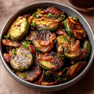 Maple-Glazed Brussels Sprouts with Beef