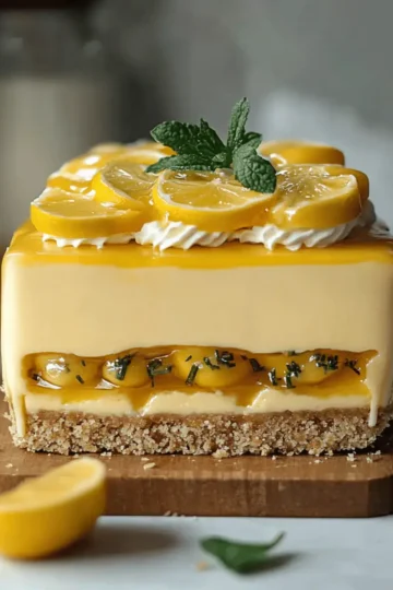 Vegan Lemon Cheesecake