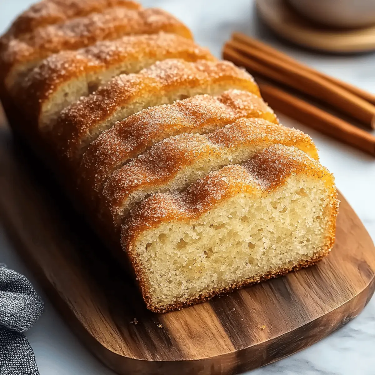 Cinnamon Sugar Donut Bread