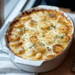 Cheesy Garlic Scalloped Potatoes