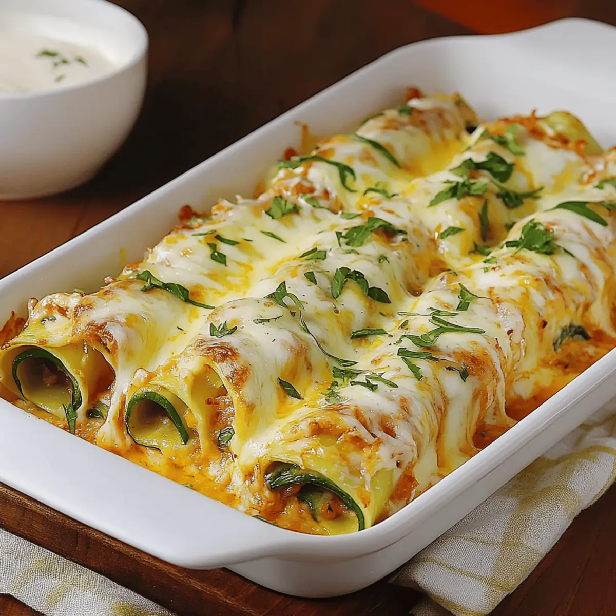 Zucchini Enchiladas