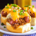 Chili Cheese Dog Sliders