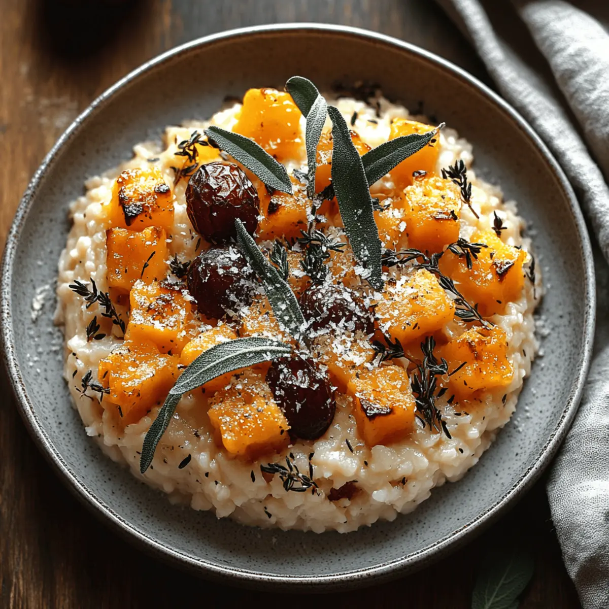 Butternut Squash Risotto with Sage and Parmesan