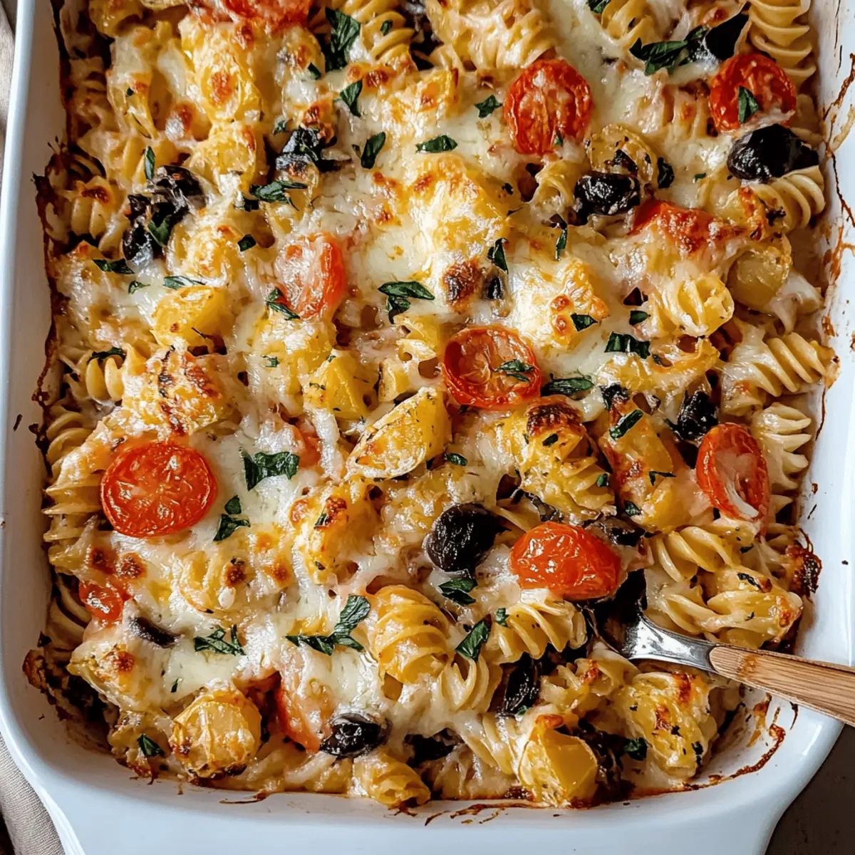 Baked Mediterranean Pasta