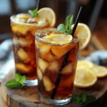 Lemon Vanilla Black Iced Tea