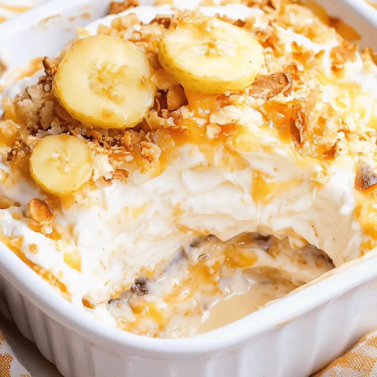 Banana Pudding No Bake Dessert