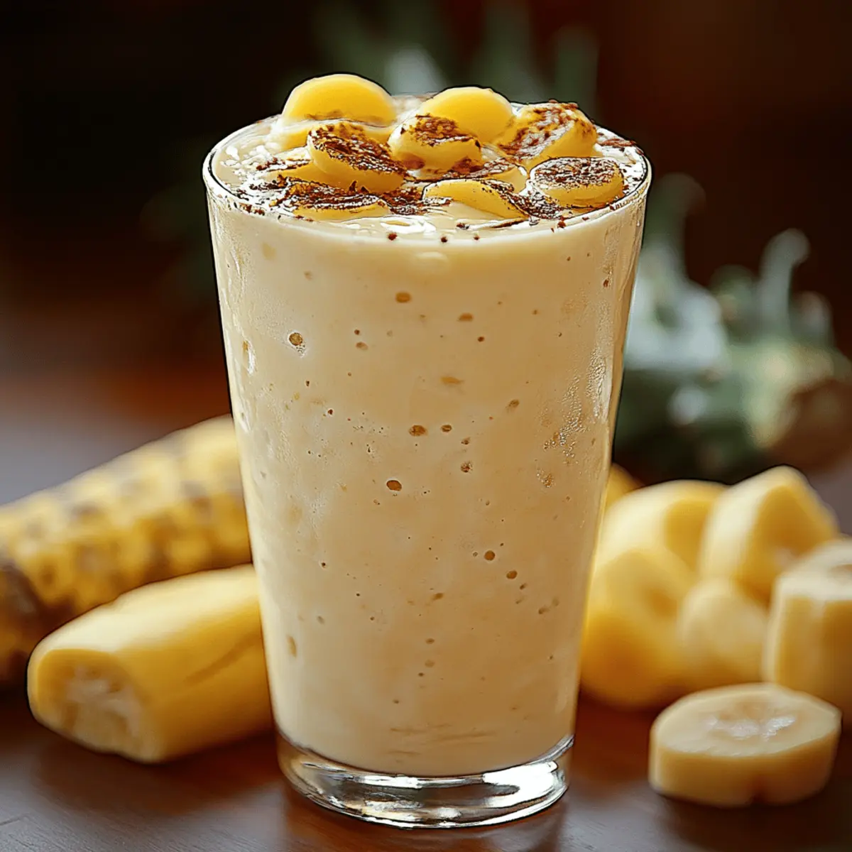 Pineapple and Banana Smoothie