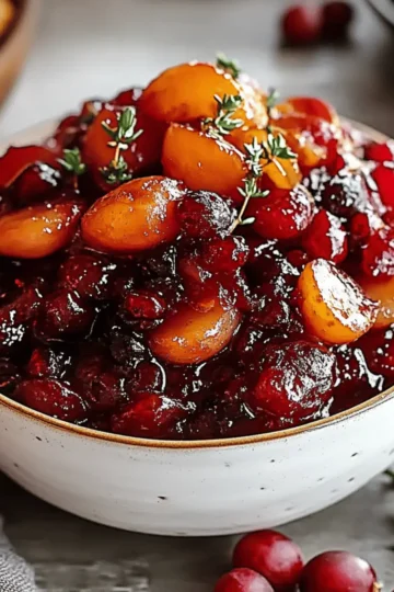 Apple Cranberry Sauce