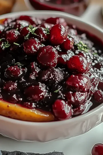 Blueberry Cranberry Sauce