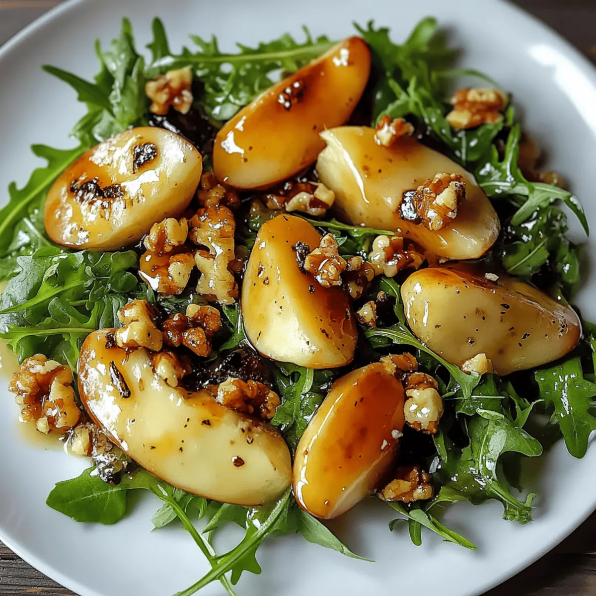 Caramelized Pear and Blue Cheese Salad