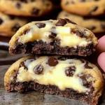 Cheesecake Stuffed Chocolate Chip Cookies