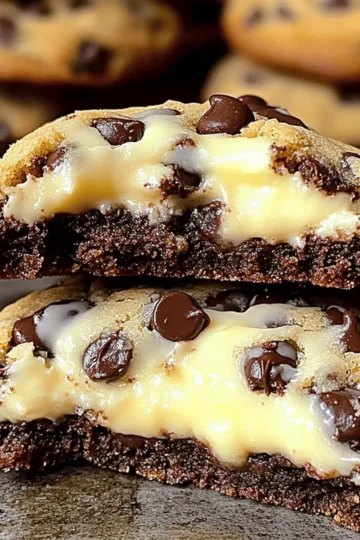 Cheesecake Stuffed Chocolate Chip Cookies