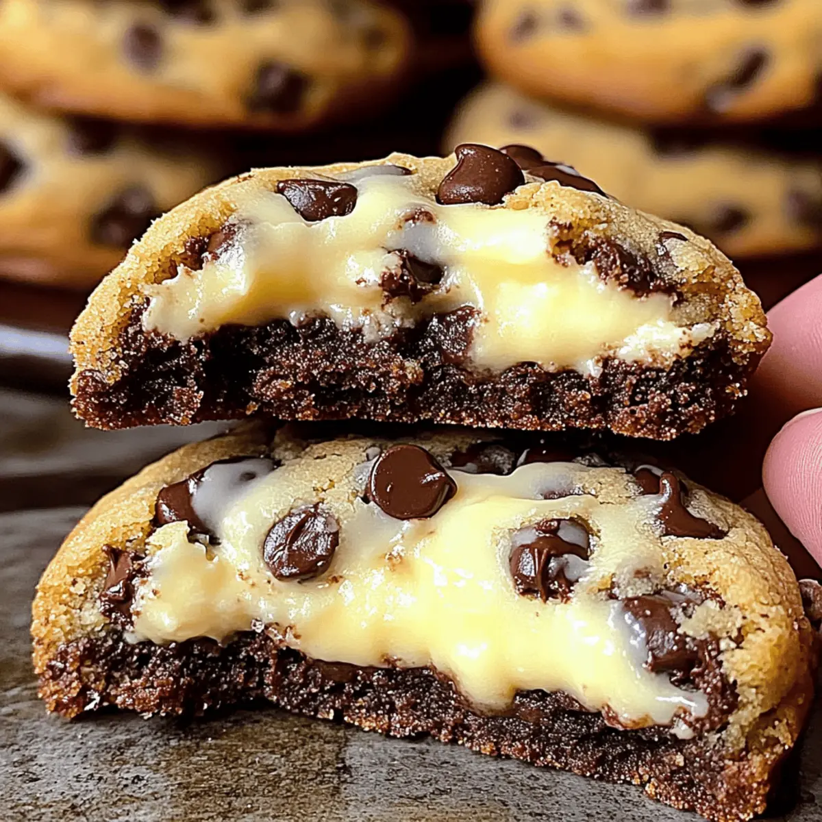 Cheesecake Stuffed Chocolate Chip Cookies