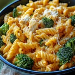 Cheesy Chicken Broccoli Pasta