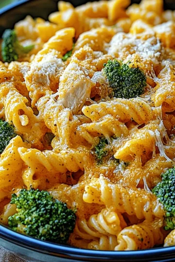 Cheesy Chicken Broccoli Pasta