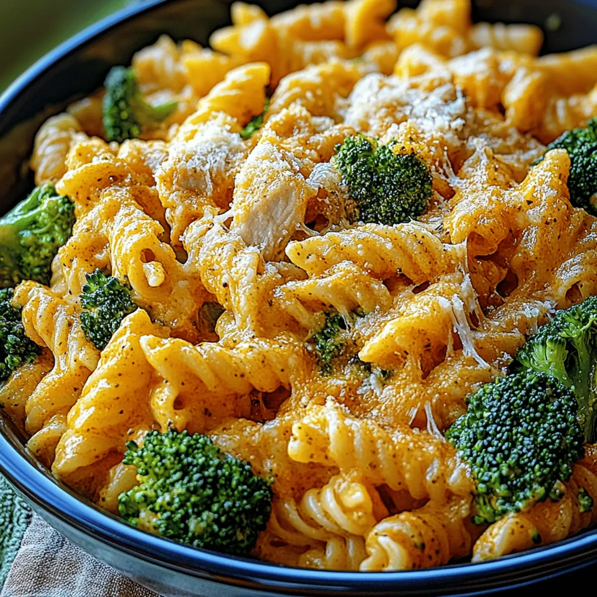 Cheesy Chicken Broccoli Pasta