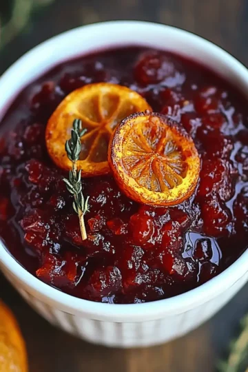 Cranberry Orange Sauce