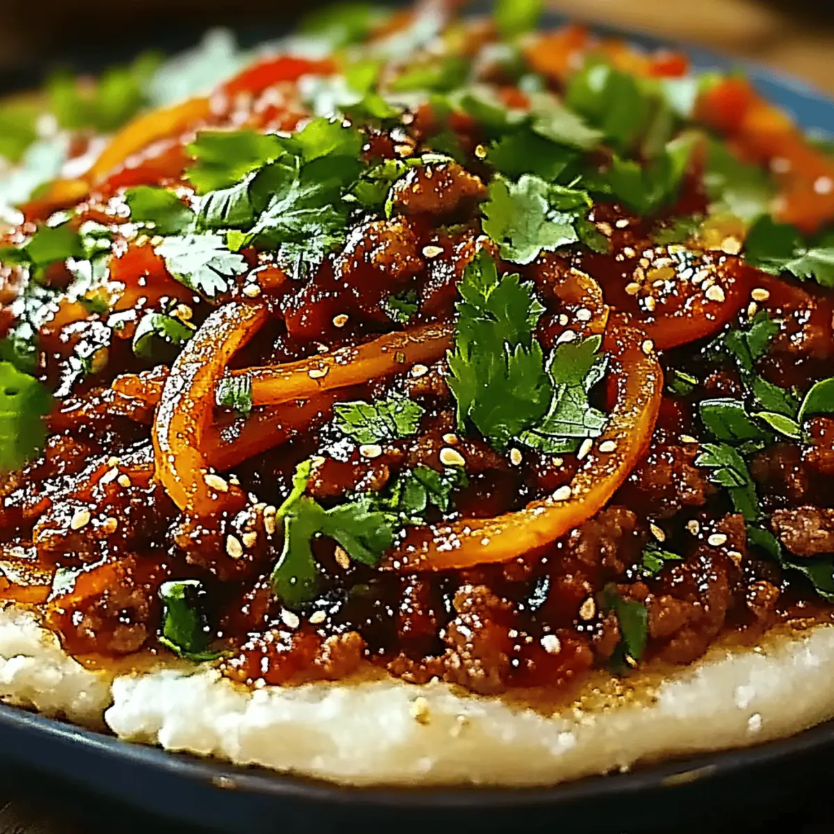 Crispy Chilli Beef Rice