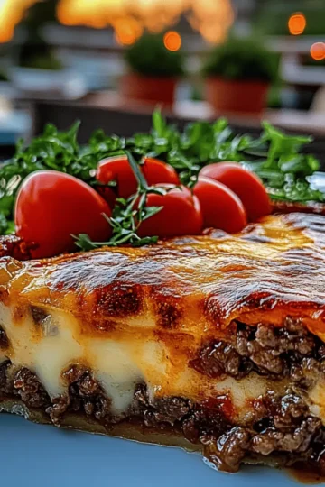 One Pan Cheeseburger Pie Dinner