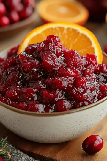 Orange Cranberry Sauce